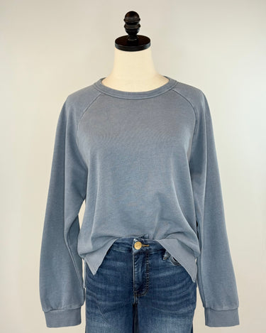 Everyday Sweatshirt in Teal-142 Sweatshirts & Hoodies-Little Bird Boutique