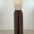 Josie Pants in Chocolate-220 Pants-Little Bird Boutique