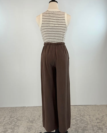 Josie Pants in Chocolate-220 Pants-Little Bird Boutique