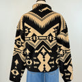 Thread and Supply Canyon Jacket in Cream and Black Aztec-141 Outerwear Coats & Jackets-Little Bird Boutique