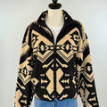 Thread and Supply Canyon Jacket in Cream and Black Aztec-141 Outerwear Coats & Jackets-Little Bird Boutique