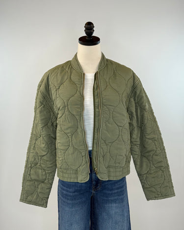 Dear John Maverick Jacket in Vetiver-141 Outerwear Coats & Jackets-Little Bird Boutique