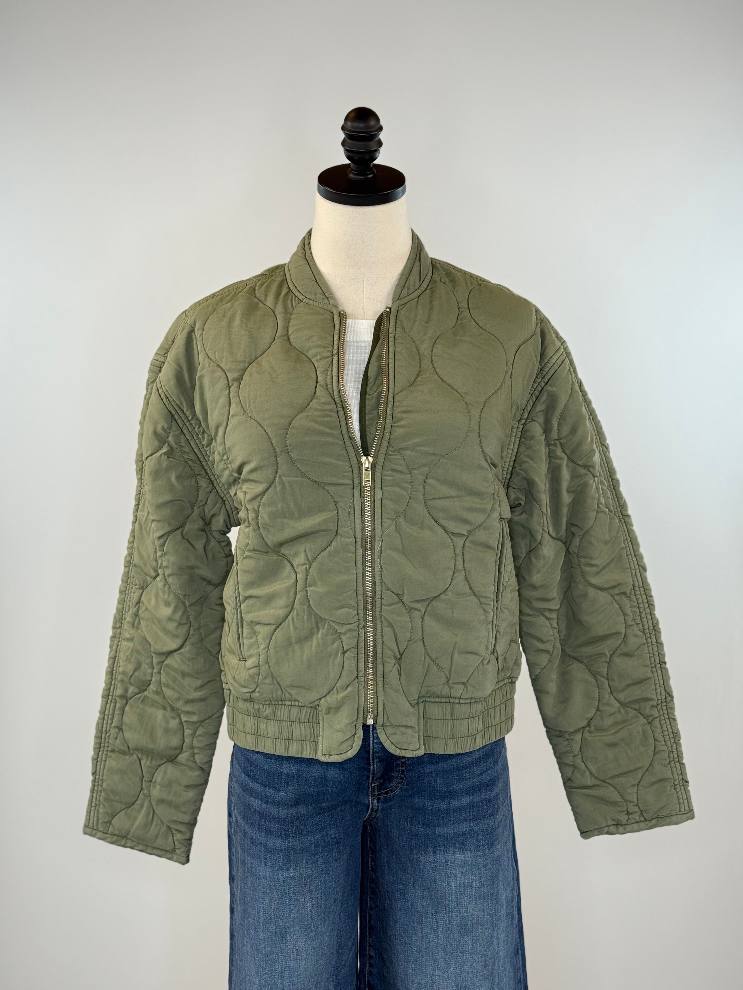 Dear John Maverick Jacket in Vetiver-141 Outerwear Coats & Jackets-Little Bird Boutique