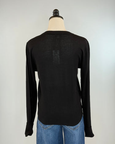 Z Supply The Perfect Layer Sweater in Black-131 - Sweaters F/W (June - Nov)-Little Bird Boutique