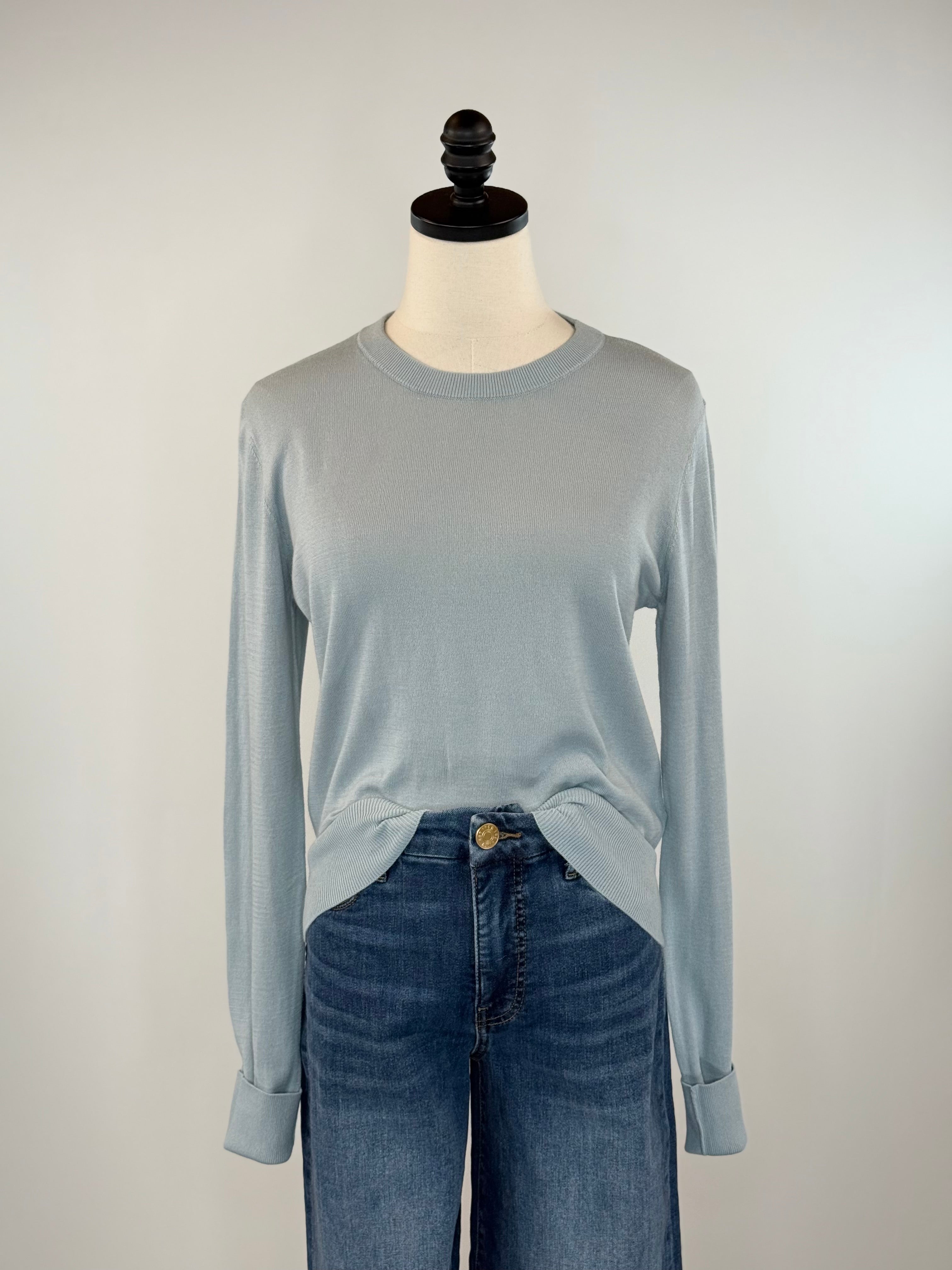 Z Supply The Perfect Layer Sweater in Clearwater-131 - Sweaters F/W (June - Nov)-Little Bird Boutique