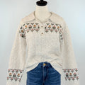 Flora Sweater in Oatmeal-131 - Sweaters F/W (June - Nov)-Little Bird Boutique