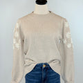 Daisy Sweater in Taupe-131 - Sweaters F/W (June - Nov)-Little Bird Boutique