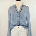 Thread and Supply Lettie Shirt in Light Blue Wash-111 - Woven Top F/W (June- Nov)-Little Bird Boutique