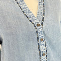 Thread and Supply Lettie Shirt in Light Blue Wash-111 - Woven Top F/W (June- Nov)-Little Bird Boutique