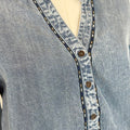 Thread and Supply Lettie Shirt in Light Blue Wash-111 - Woven Top F/W (June- Nov)-Little Bird Boutique