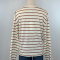 Thread and Supply Nellie Top in Off White and Brown Stripe-121 - Jersey Tops F/W (June - Nov)-Little Bird Boutique