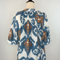 THML Porto Top in Aqua Geo-111 - Woven Top F/W (June- Nov)-Little Bird Boutique