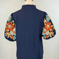 THML Catalina Top in Navy-111 - Woven Top F/W (June- Nov)-Little Bird Boutique
