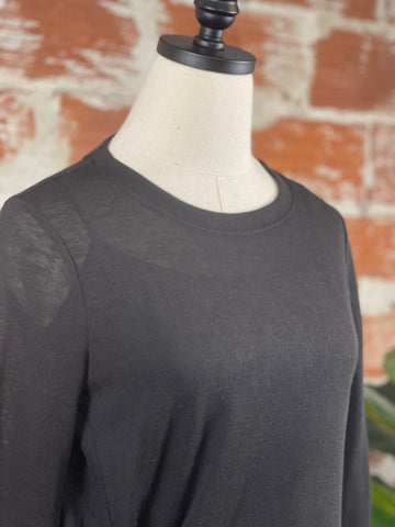 Sanctuary 'Knot Your Business' Sweater Top in Black
