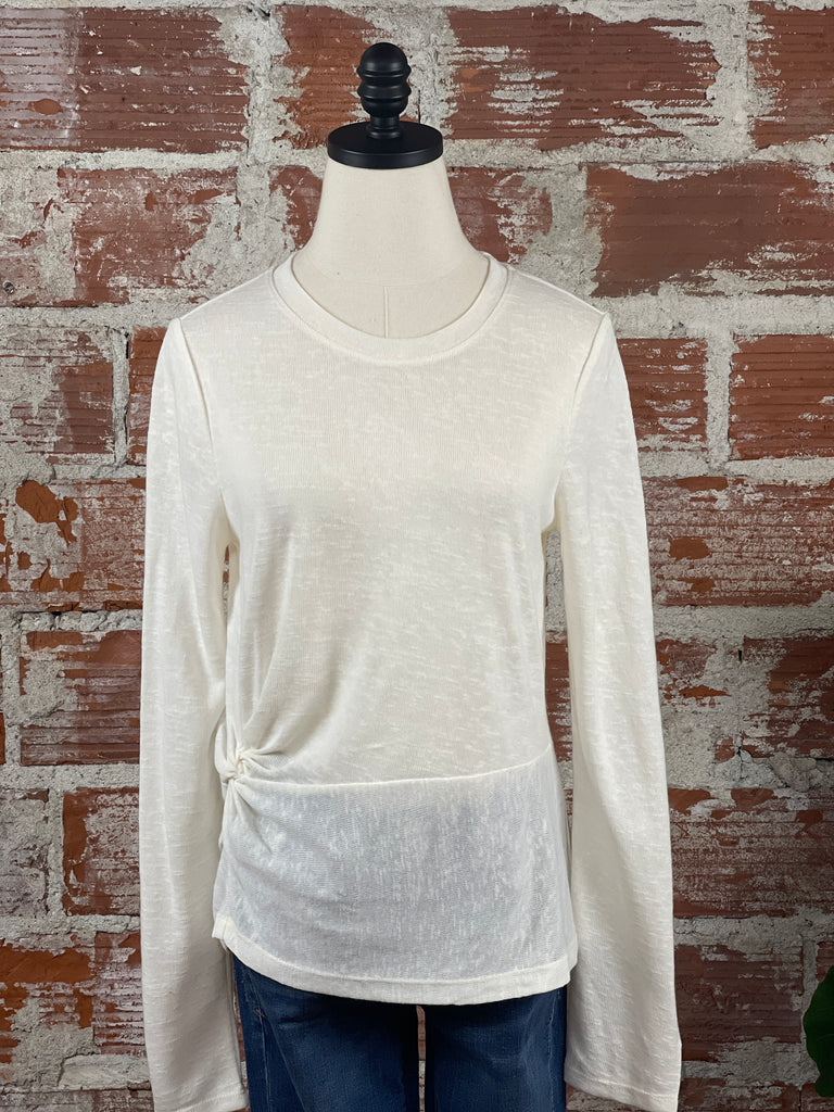 Sanctuary 'Knot Your Business' Sweater Top in White