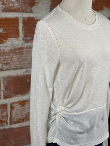 Sanctuary 'Knot Your Business' Sweater Top in White