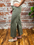 LTJ Straight Cut Canvas Chino in Olive-220 Pants-Little Bird Boutique