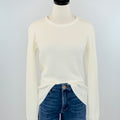 Flag and Anthem Fayston Waffle Crew in Ecru-121 - Jersey Tops F/W (June - Nov)-Little Bird Boutique
