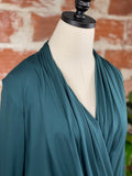 Veronica M Cupro Top in Emerald-122 Jersey Tops - Long Sleeve-Little Bird Boutique