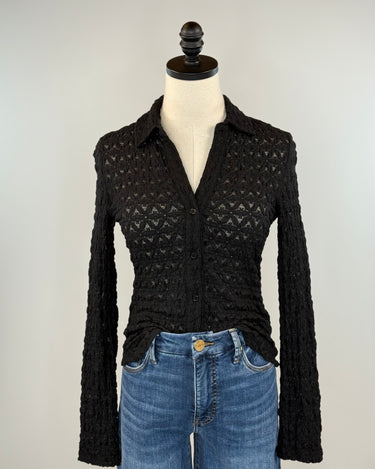 Sanctuary Dream Girl Top in Black-121 - Jersey Tops F/W (June - Nov)-Little Bird Boutique