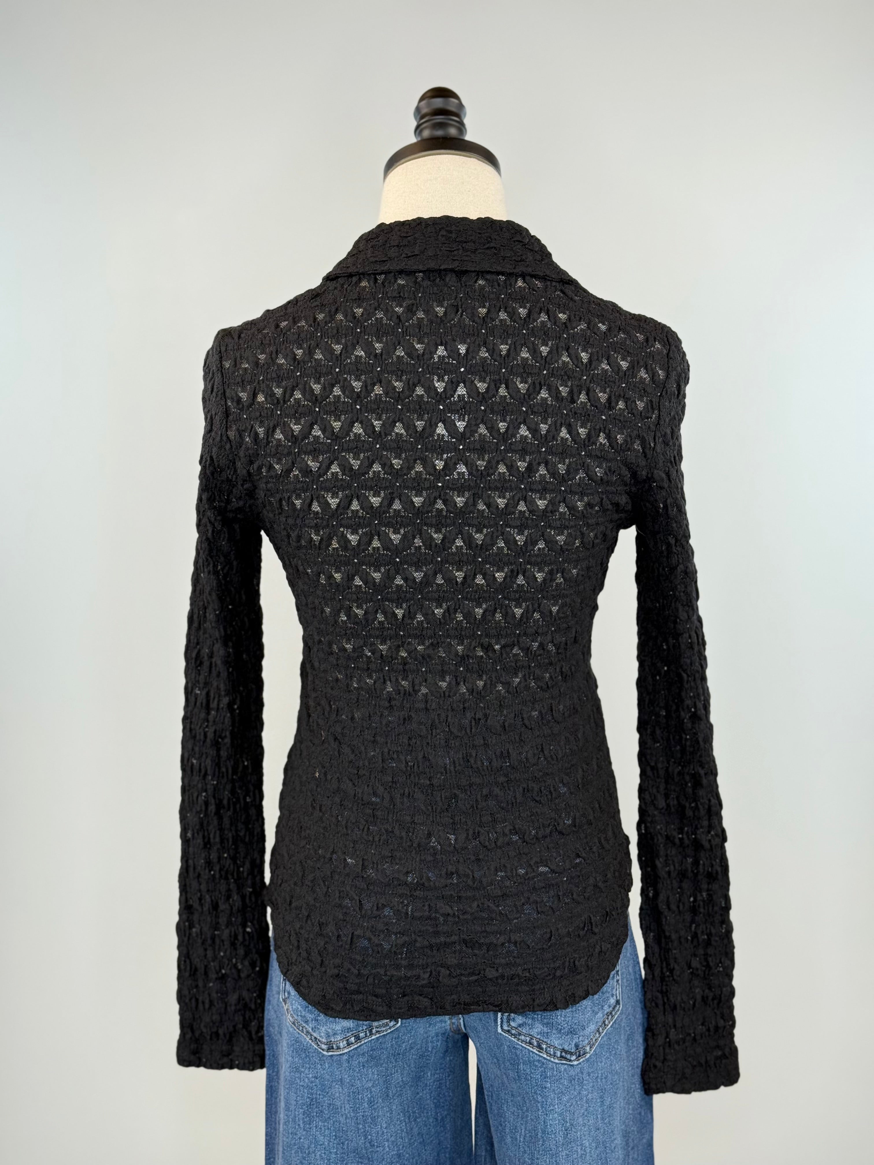 Sanctuary Dream Girl Top in Black-121 - Jersey Tops F/W (June - Nov)-Little Bird Boutique