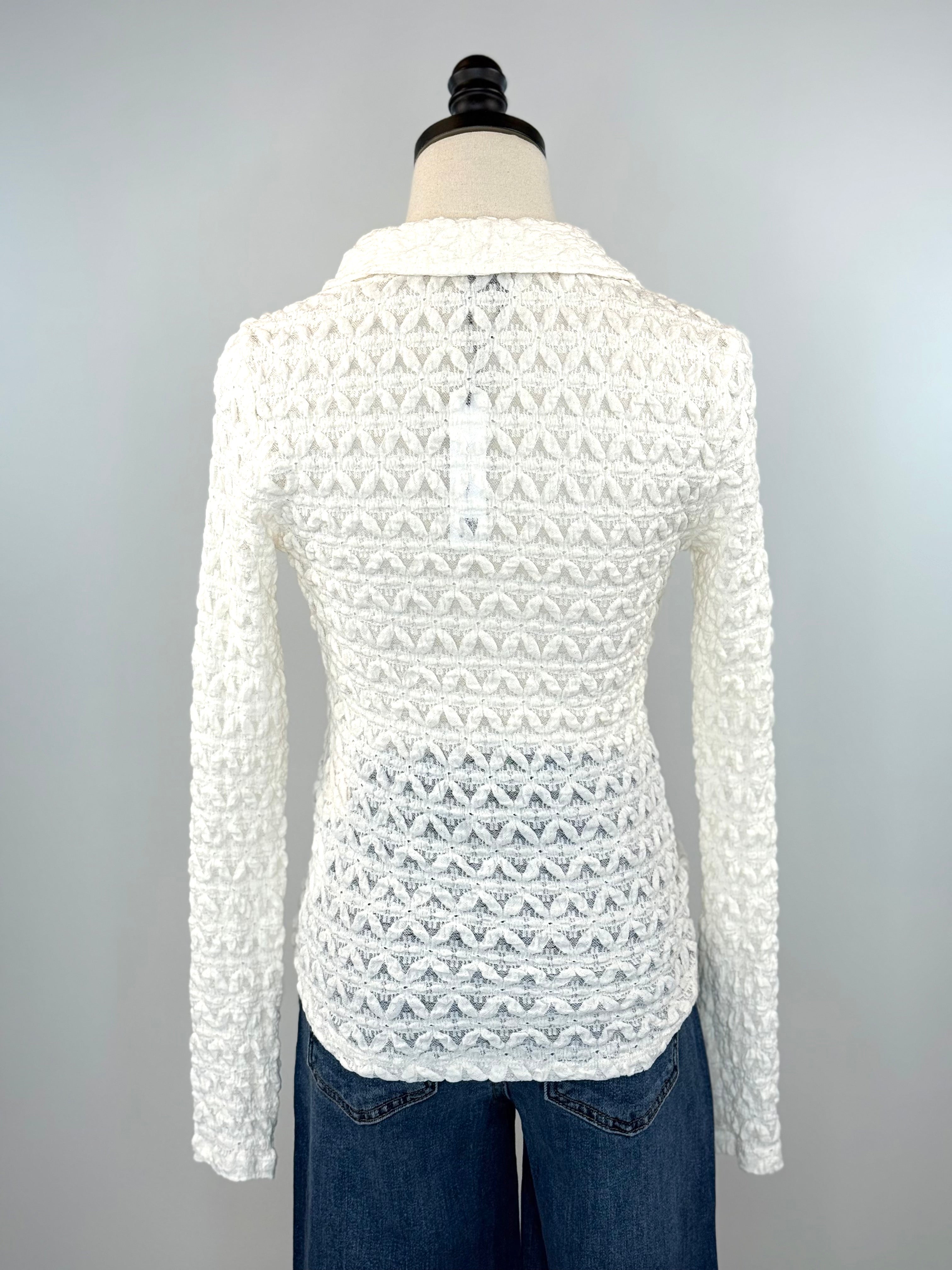 Sanctuary Dream Girl Top in Chalk-121 - Jersey Tops F/W (June - Nov)-Little Bird Boutique