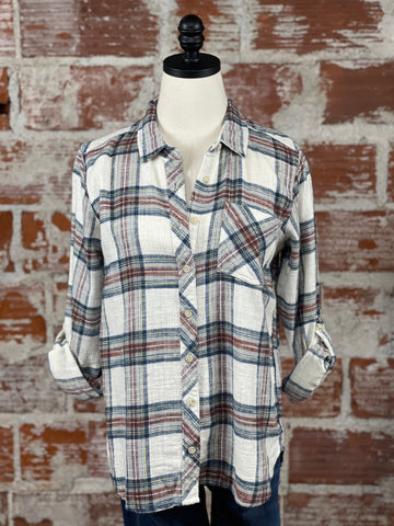 Thread & Supply Reva in Navy Plaid