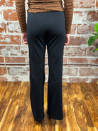 Veronica M Ponti Pin Tuck Pants in Black-220 Pants-Little Bird Boutique