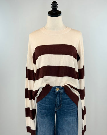 Sanctuary 24/7 Popover in Chicory and Light Oat-131 - Sweaters F/W (June - Nov)-Little Bird Boutique