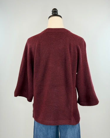 Orlean Sweater in Dark Red-131 - Sweaters F/W (June - Nov)-Little Bird Boutique