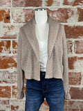 Mod Ref Mocha Cardigan with Shawl Collar-130 Sweaters-Little Bird Boutique