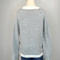Brinley Sweater in Navy and Cream Stripe-131 - Sweaters F/W (June - Nov)-Little Bird Boutique