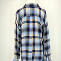Flag and Anthem Leetonia Pucker Top in Navy-111 - Woven Top F/W (June- Nov)-Little Bird Boutique