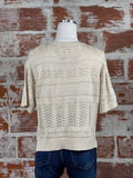Piper Knit Sweater in Natural-111 Woven Tops - Short Sleeve-Little Bird Boutique