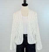 Bethany Sweater in White-131 - Sweaters F/W (June - Nov)-Little Bird Boutique