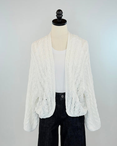 Bethany Sweater in White-131 - Sweaters F/W (June - Nov)-Little Bird Boutique