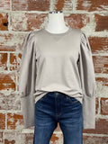 Another Love Tara Top in Granite-122 Jersey Tops - Long Sleeve-Little Bird Boutique