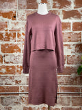 Camille Sweater in Red Bean-112 Woven Tops - Long Sleeve-Little Bird Boutique