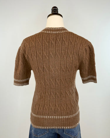 Jordan Sweater in Chocolate-131 - Sweaters F/W (June - Nov)-Little Bird Boutique