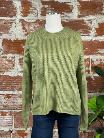 The Shiloh Sweater in Light Olive
