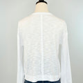 Dex Crewneck Shirt in White-121 - Jersey Tops F/W (June - Nov)-Little Bird Boutique