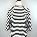 Sanctuary Boxy Raglan Tee in Black and Oat Stripe-121 - Jersey Tops F/W (June - Nov)-Little Bird Boutique