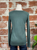 The Camille Sweater in Hunter Green-130 Sweaters-Little Bird Boutique