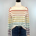 Happy Days Sweater in Multi Stripe-131 - Sweaters F/W (June - Nov)-Little Bird Boutique