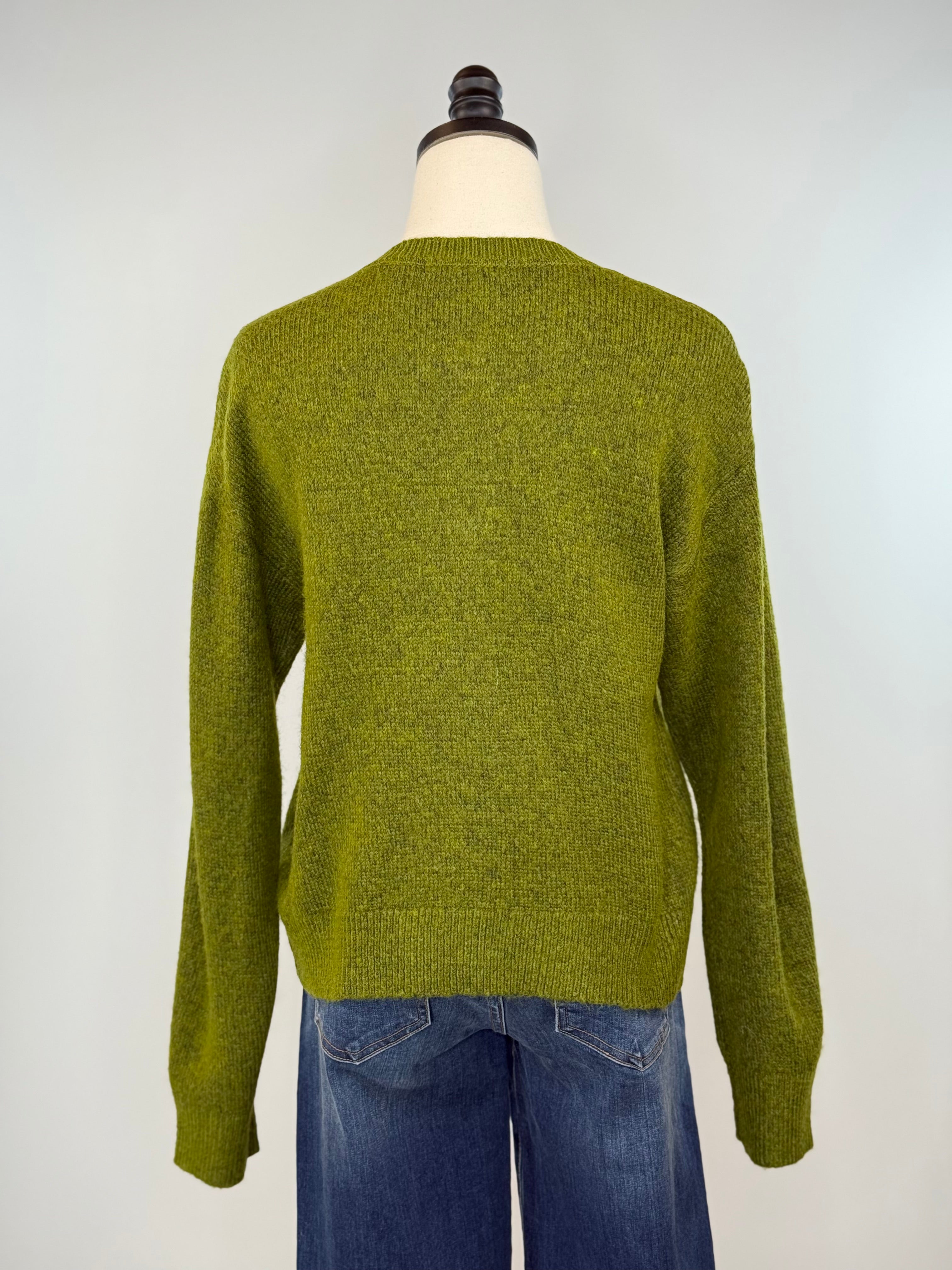 Sanctuary Must-Have Cardi in Martini Olive-131 - Sweaters F/W (June - Nov)-Little Bird Boutique