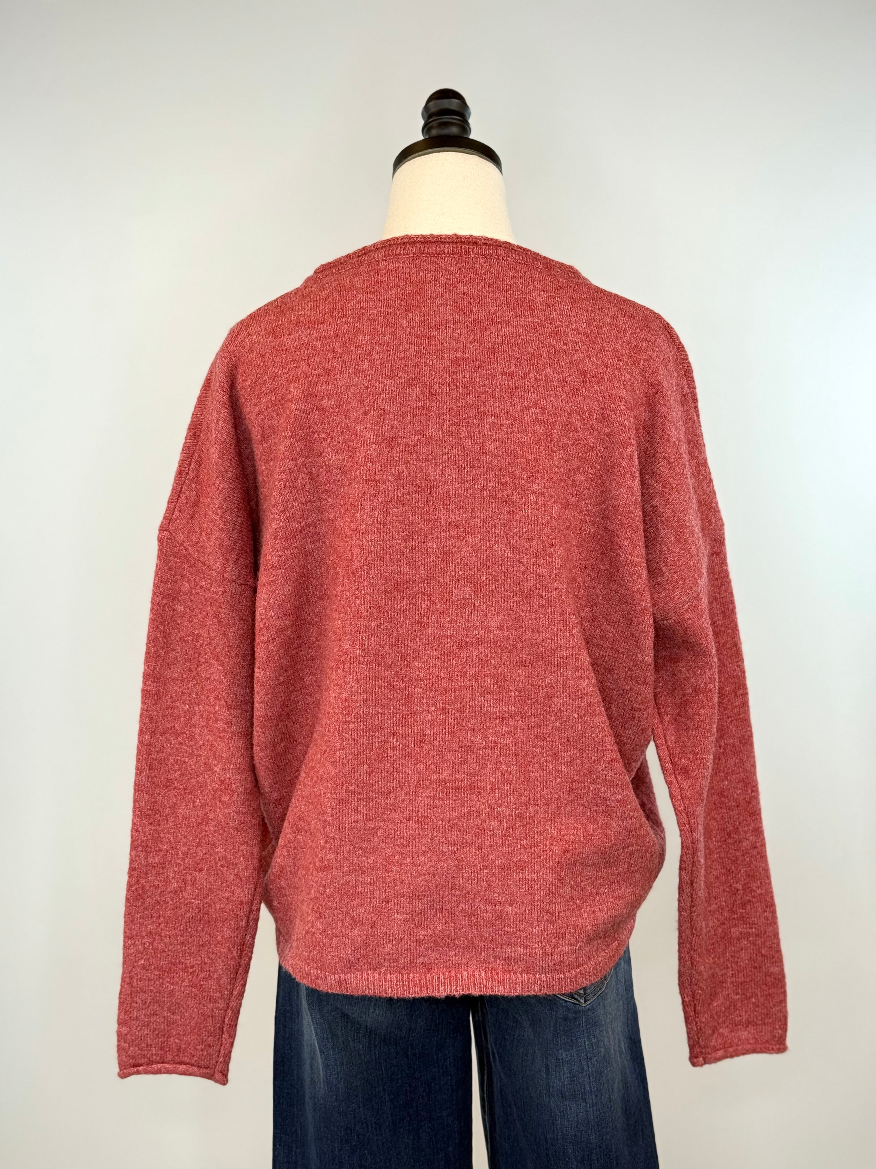 Johnson Cardigan in Berry-131 - Sweaters F/W (June - Nov)-Little Bird Boutique