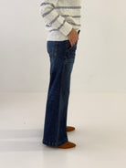 (Restock)KUT from the Kloth Jodi High Rise Wide Leg w/ Porkchop Pockets-210 Denim-Little Bird Boutique