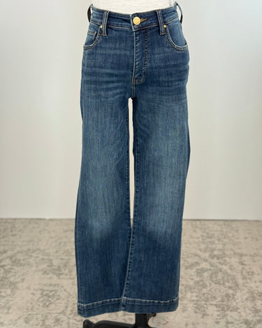 KUT from the Kloth Kelsey High Rise in Vibrant Wash-210 Denim-Little Bird Boutique
