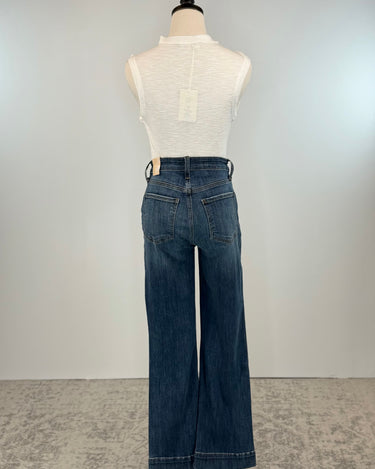 KUT from the Kloth Kelsey High Rise in Vibrant Wash-210 Denim-Little Bird Boutique