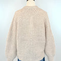 Dex Textured Cardigan in Soft Oat-131 - Sweaters F/W (June - Nov)-Little Bird Boutique
